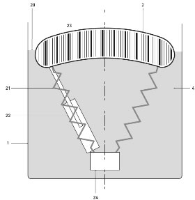 Figure 12. Schematic overview of a reduced liquid surface covering mattress concept