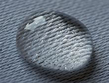 Figure 15. Example of a water droplet demonstration the surface tension principle